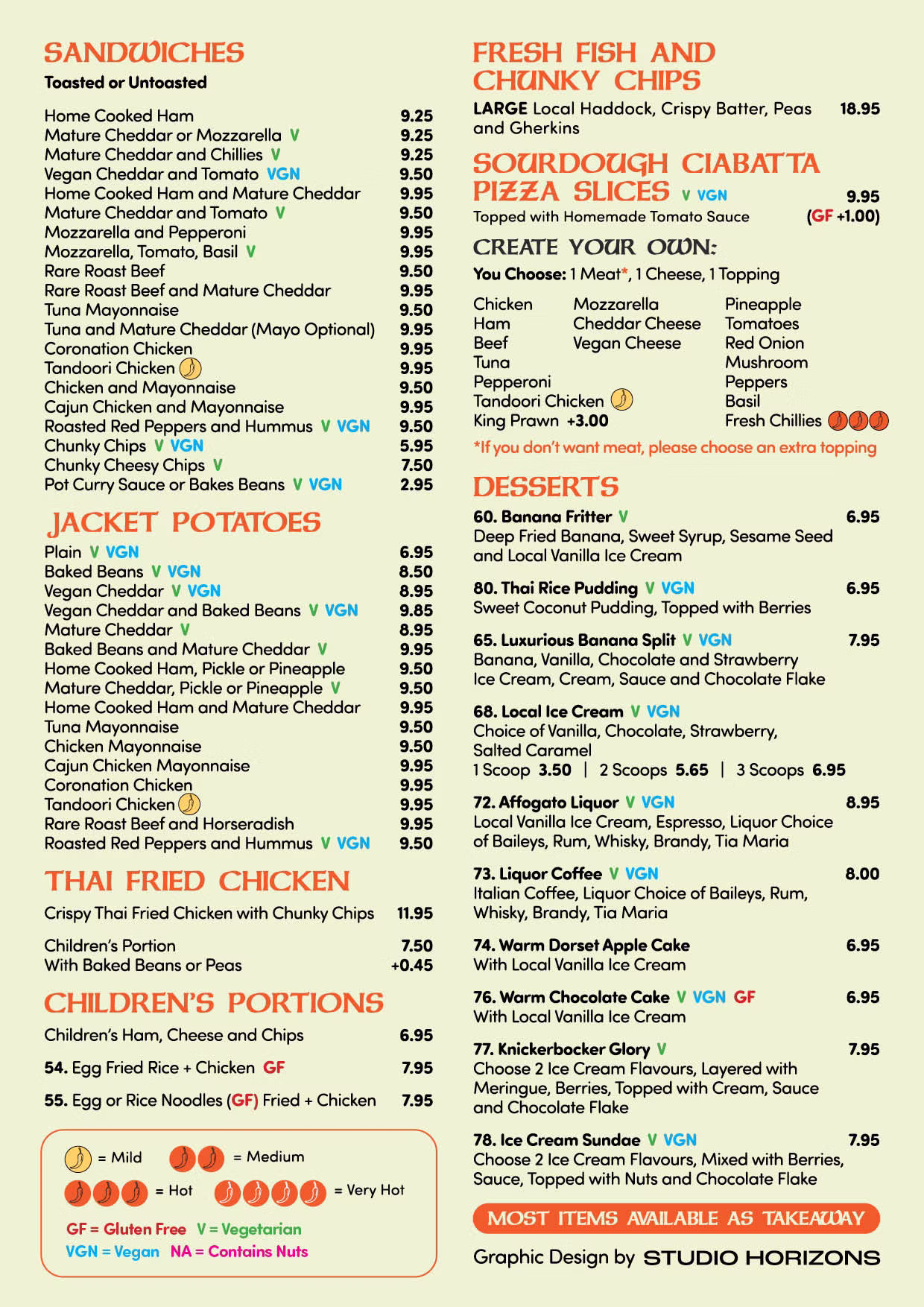 Largigi Food Menu Page 4
